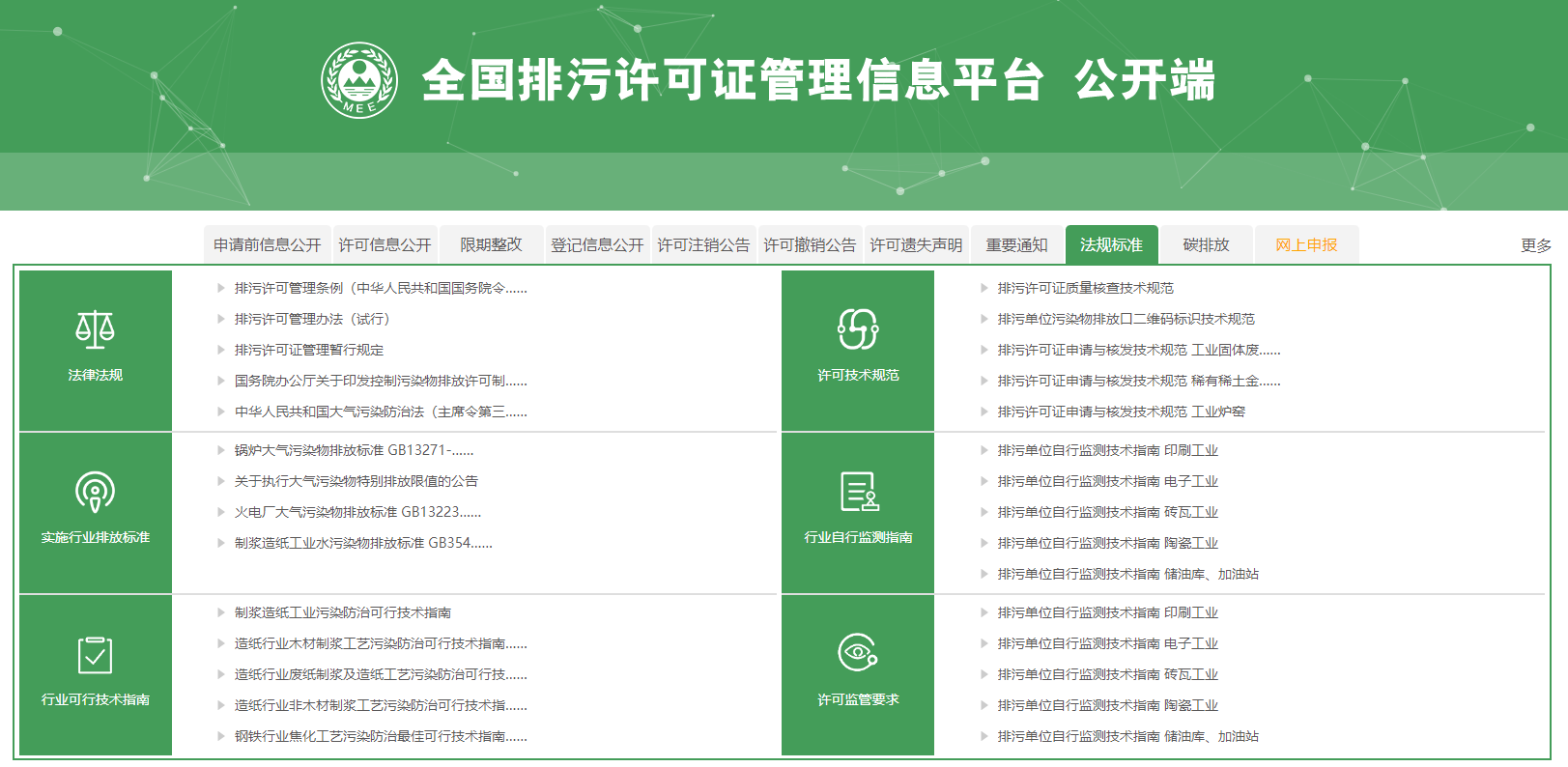 排污许可证申请